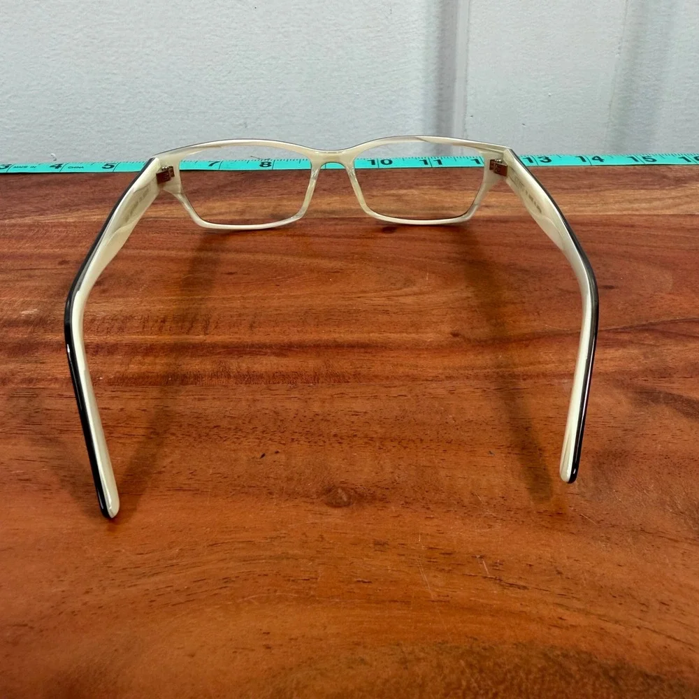 Bevel Meritage TU Grey Cream Rectangular Eyeglass Frame Only